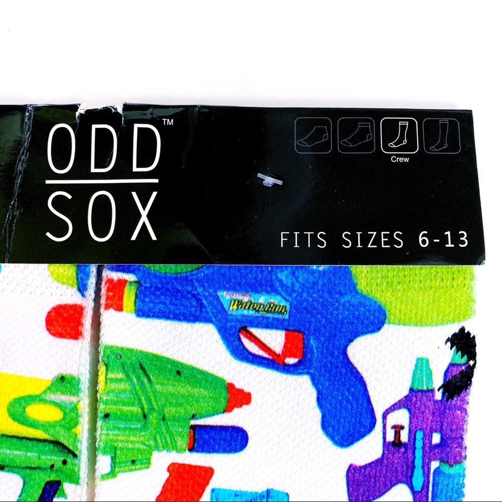 🆕 Odd Sox Super Soaker Water Gun Watergun Socks - Picture 3 of 10